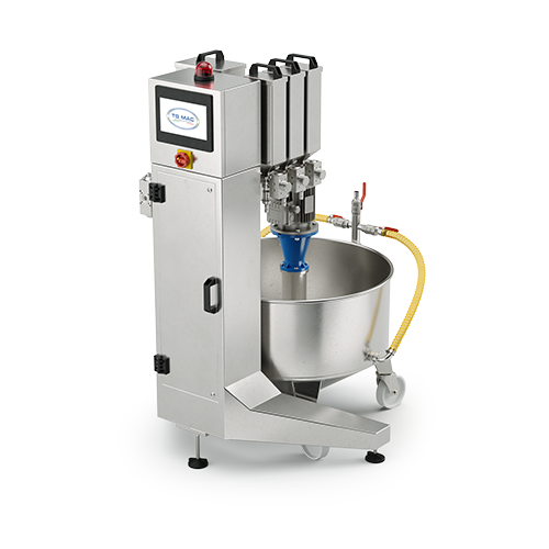 TG MAC Genius Lite è un sistema di preparazione automatico degli smalti ceramici e controllo densità continuo.