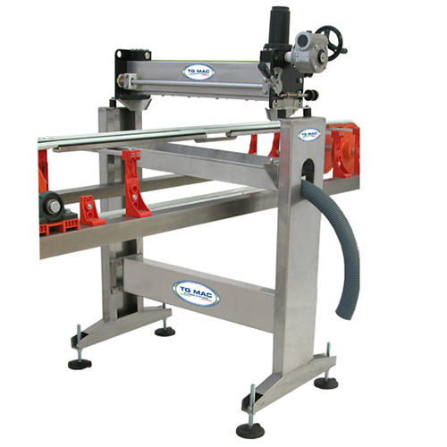 Macchina velatrice Crystal Skin con dispositivo Control Flux, per l’applicazione di smalti ceramici, engobbi e cristalline su piastrelle